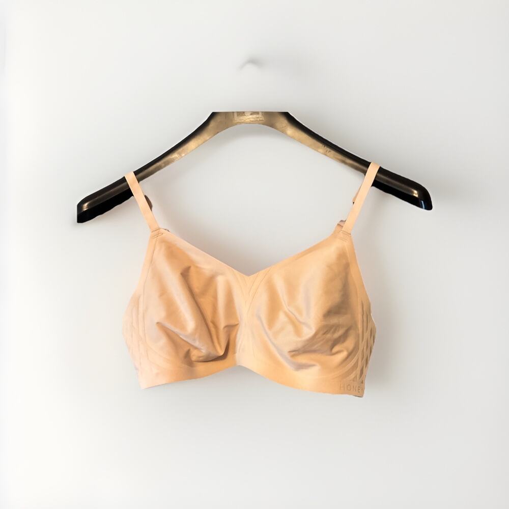 Honeylove Silhouette Wireless Bra‎ in Beige Cream Nude MEDIUM No Pads